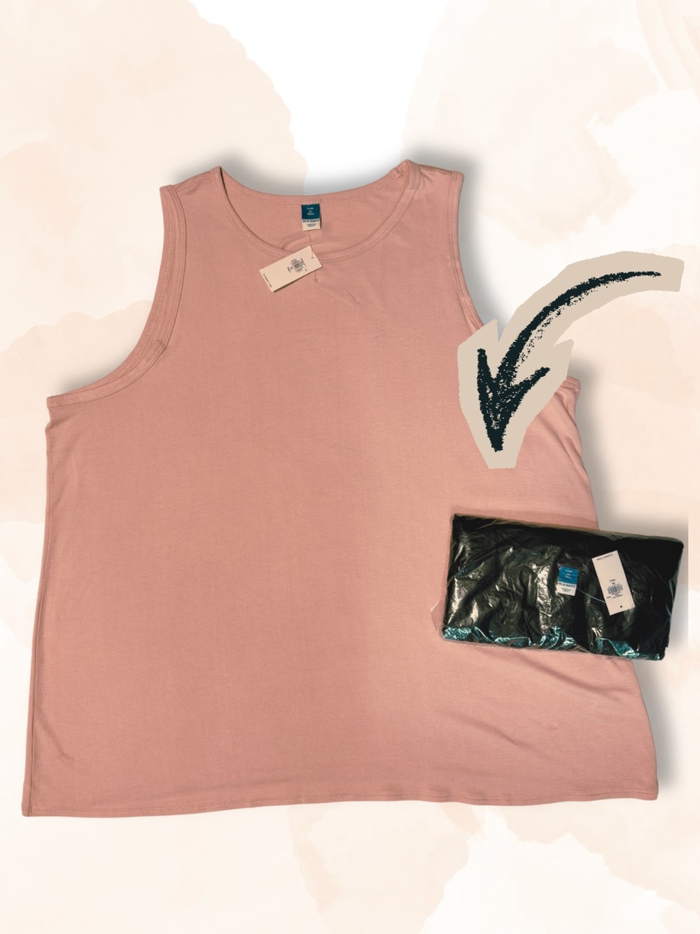 Unopened Black | Old Navy Luxe Sleeveless Top | Black | Swing Fit | XL Tall NWT